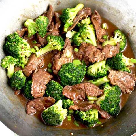 Beef Broccoli, photographed