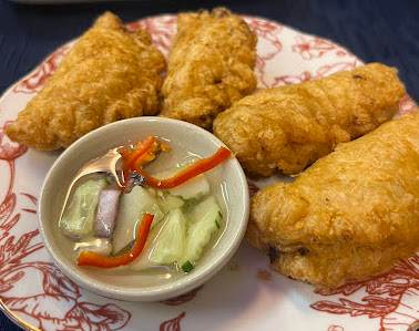 Chicken Curry Puffs, photographed