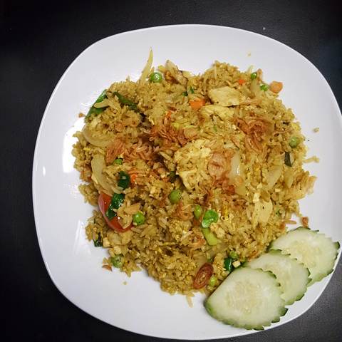 Curry Fried Rice, photographed