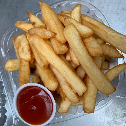 French fries, photographed