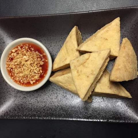 Fried Tofu, photographed