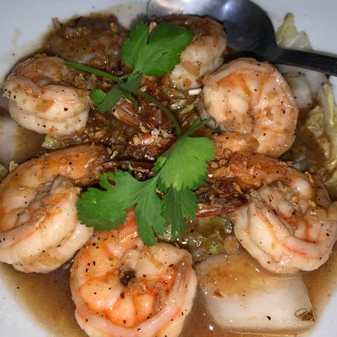 Garlic Black Pepper Sauce, photographed