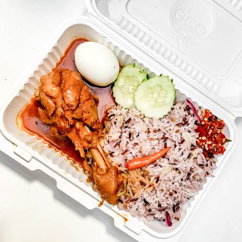 nasi dagang, photographed